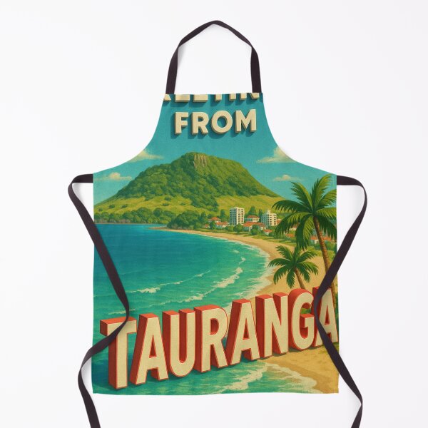 Item preview, Tauranga New Zealand Coastline with Mount Maunganui designed and sold by Aryabek.