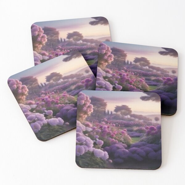 Item preview, Serenity Over the Mesmerizing Violet Hills designed and sold by KilianSzmid.