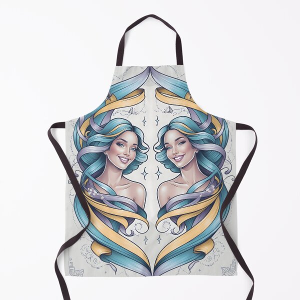 Item preview, Whimsical Gemini Twins – Neo-Traditional Zodiac Art | LaLi Designs designed and sold by LaLi-Designs.