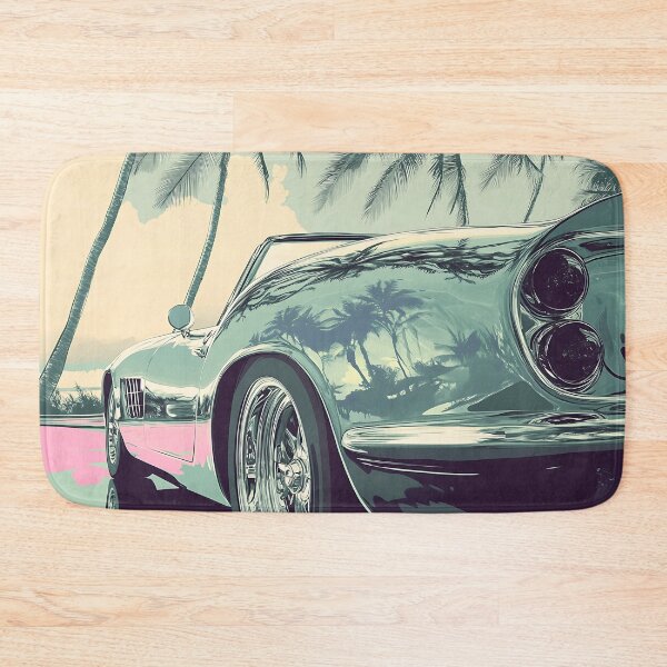 Item preview, Synthwave: Neon Palm Car Reflection designed and sold by bapupa.
