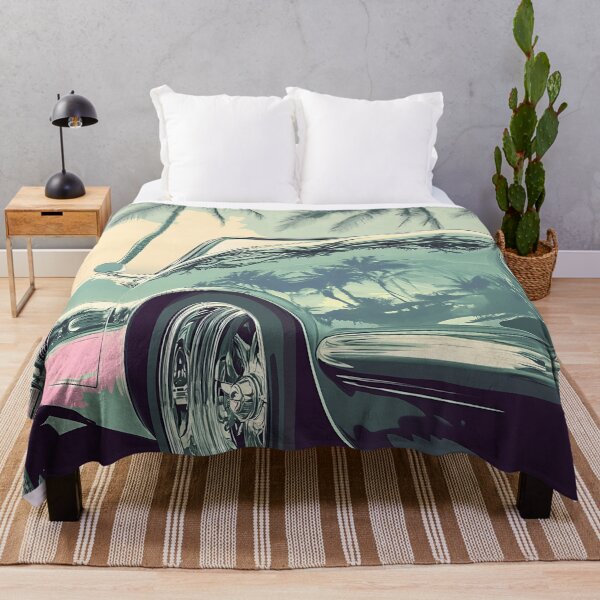 Item preview, Synthwave: Neon Palm Car Reflection designed and sold by bapupa.