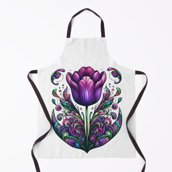 Item preview, boho purple flower floral sticker ,boho style,Bohemian,Bloom Boom,Spring,ethnic designed and sold by Expressions-Sel.