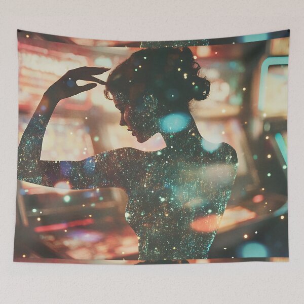 Item preview, Synthwave: Vaporwave Retro Dance Woman designed and sold by bapupa.