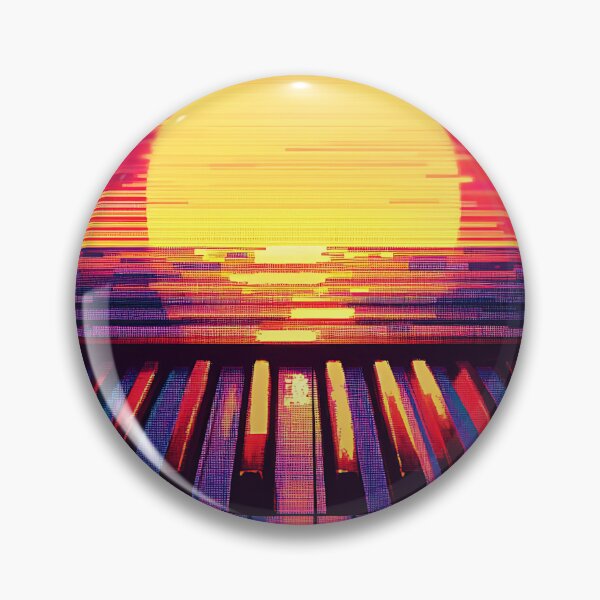 Item preview, Synthwave: 80s Synth Pixel Sunset designed and sold by bapupa.