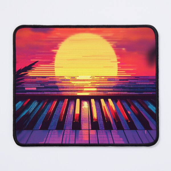 Item preview, Synthwave: 80s Synth Pixel Sunset designed and sold by bapupa.