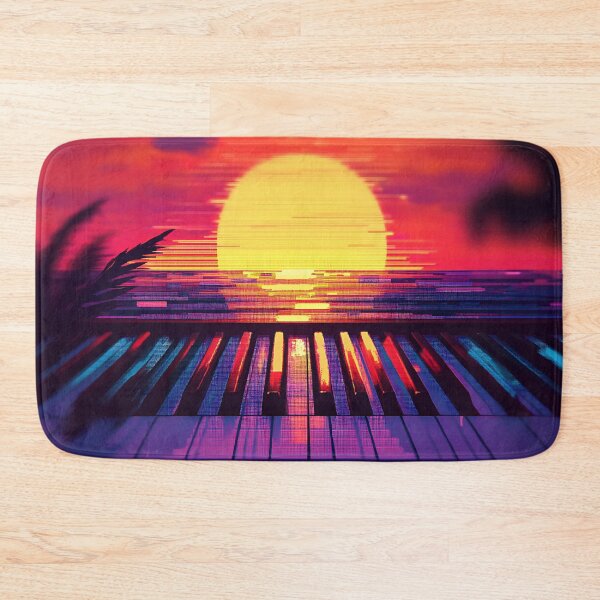 Item preview, Synthwave: 80s Synth Pixel Sunset designed and sold by bapupa.