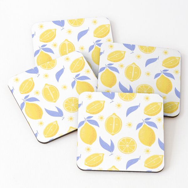 Item preview, lemons and chamomiles designed and sold by Uliprikart.