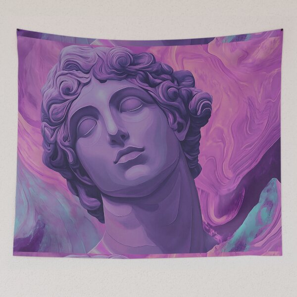 Item preview, Synthwave: Vaporwave Bust Swirling designed and sold by bapupa.