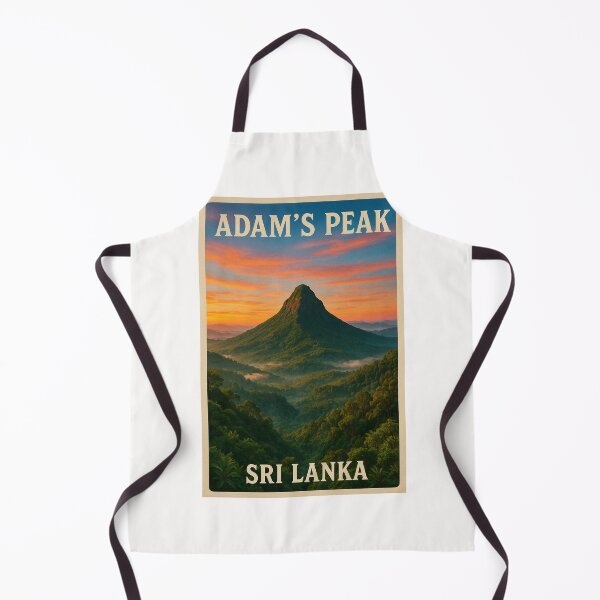 Item preview, Adam’s Peak Sri Lanka at Sunset with Forested Slopes designed and sold by Places On Earth.