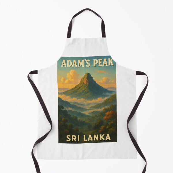 Item preview, Sri Lanka’s Adam’s Peak with Morning Mist and Lush Jungle designed and sold by Places On Earth.