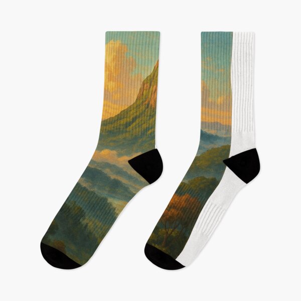 Item preview, Sri Lanka’s Adam’s Peak with Morning Mist and Lush Jungle designed and sold by Places On Earth.