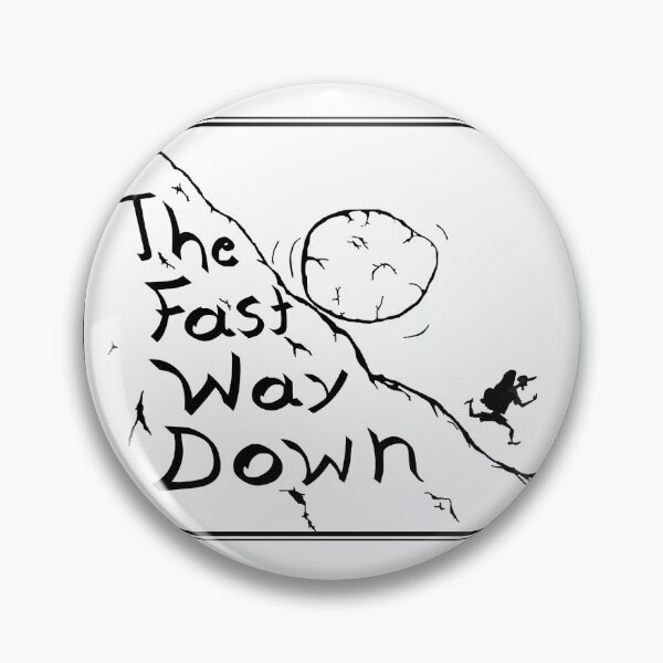 Item preview, The Fast Way Down, fun Art for all Camping, Hiking, Nature Lovers designed and sold by Coolverce.