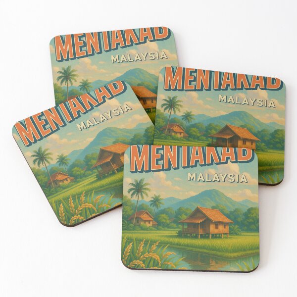 Item preview, Mentakab Malaysia Paddy Fields and Traditional Houses designed and sold by Places On Earth.