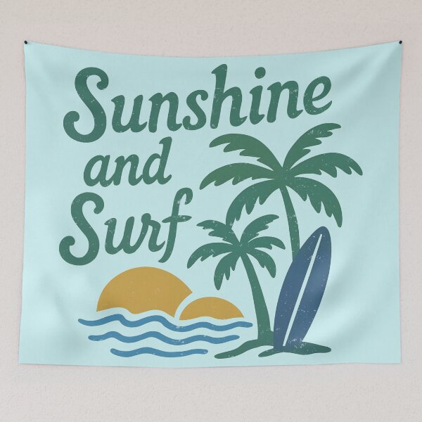 Item preview, Sunshine And Surf designed and sold by CreepyCornerArt.