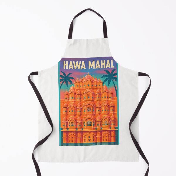 Item preview, Hawa Mahal Jaipur India with Pink Facade and Arched Windows designed and sold by Places On Earth.