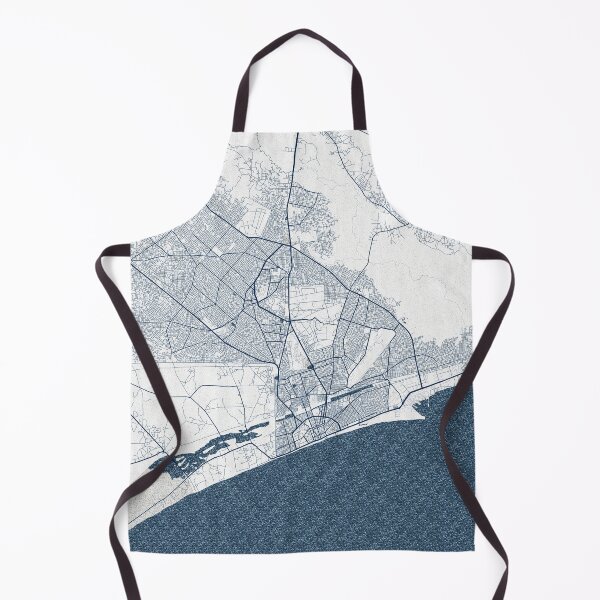 Item preview, Lome City Map of Togo - Coastal designed and sold by deMAP.