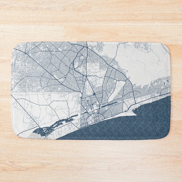 Item preview, Lome City Map of Togo - Coastal designed and sold by deMAP.