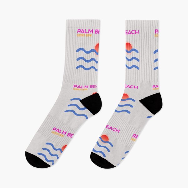 Item preview, Palm Beach Sunset Glow – Aesthetic Summer Vibes designed and sold by ChromaVibez.