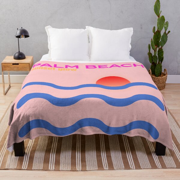 Item preview, Resplandor del atardecer en Palm Beach: vibraciones estéticas de verano designed and sold by ChromaVibez.