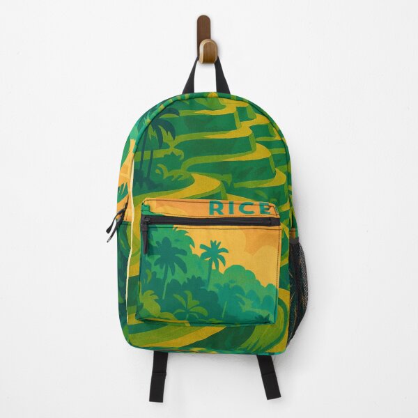 Item preview, Tegalalang Rice Fields in Ubud Bali with Farmer and Tropical Forest designed and sold by Places On Earth.
