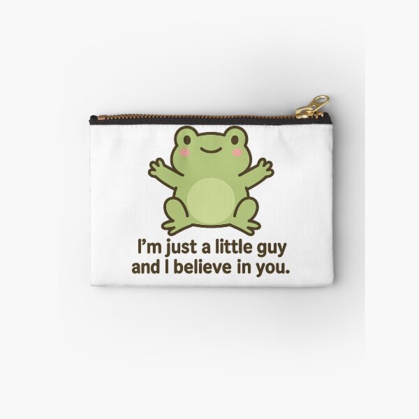 Item preview, Supportive Frog | I’m Just a Little Guy and I Believe in You | Cute Positive Affirmation Design designed and sold by Memorph.