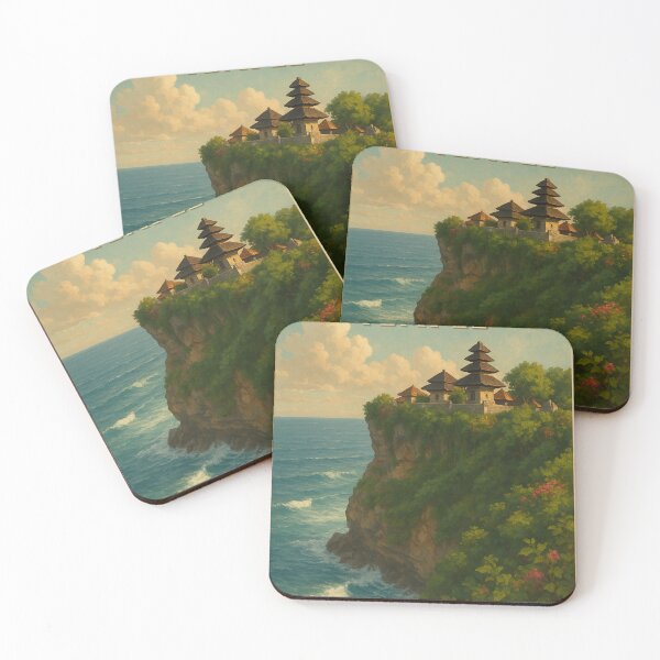 Item preview, Uluwatu Temple Bali Cliffside View with Ocean Horizon designed and sold by Places On Earth.