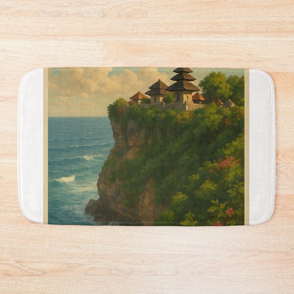 Item preview, Uluwatu Temple Bali Cliffside View with Ocean Horizon designed and sold by Places On Earth.