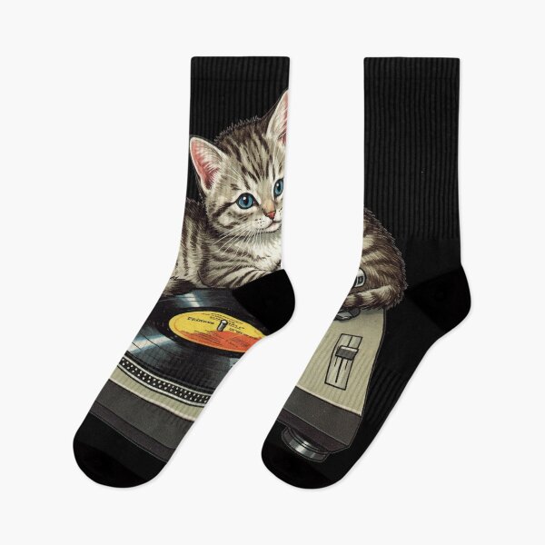 Item preview,   Vintage Kittens Cuddle and Play Vinyl Vibes designed and sold by Zini-ArtStudio.