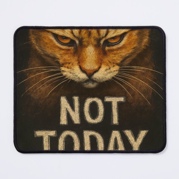 Item preview, Not Today – Angry Ginger Cat designed and sold by Drawings Project.