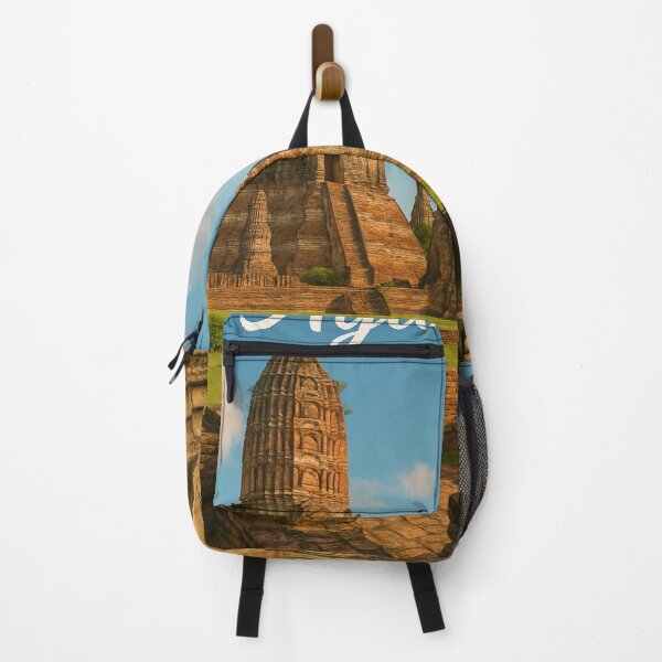 Item preview, Ayutthaya Historical Park Thailand with Ancient Temples and Buddha Statue designed and sold by Places On Earth.