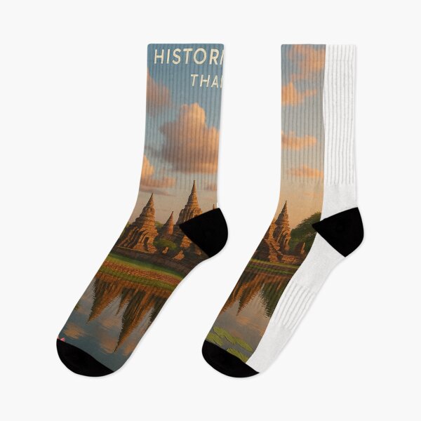 Item preview, Ayutthaya Thailand Reflections of Temple Spires and Lotus Pond designed and sold by Places On Earth.