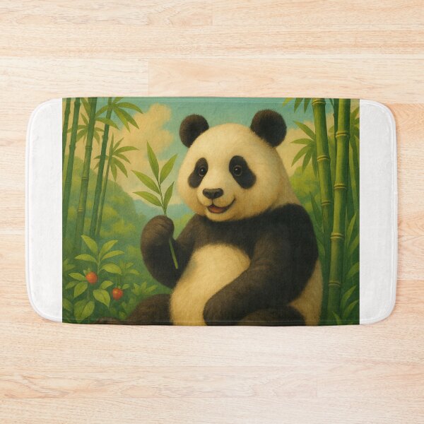 Item preview, Chengdu Panda Base China with Smiling Panda in Bamboo Forest designed and sold by Places On Earth.
