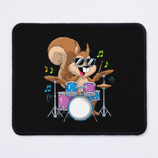 Item preview, Squirrel Playing Drums designed and sold by box-artshop.
