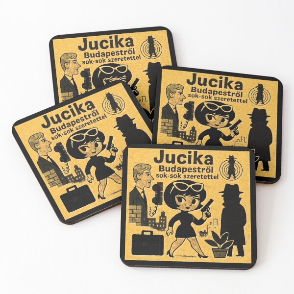Item preview, From Budapest with Love (Jucika, Agent 60s) designed and sold by ChickenFund.