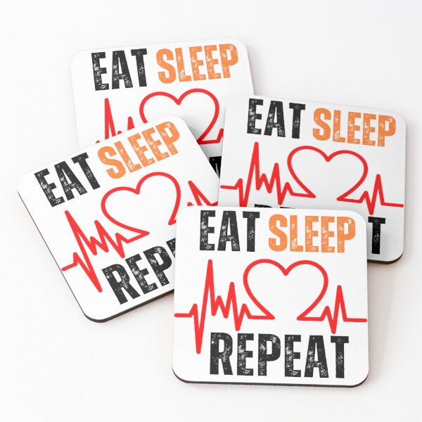 Item preview, Eat, sleep, cardio love and repeat designed and sold by FoxinhoSoumaila.