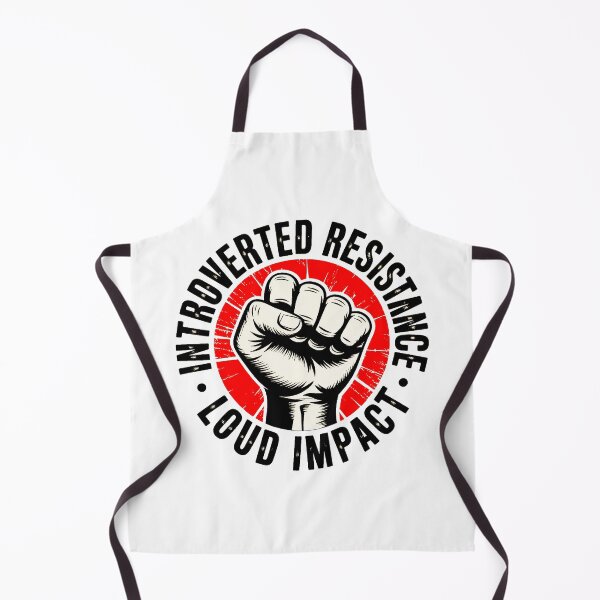 Item preview, Introvert Introverted But Will Fight Racists Introverted Resistance designed and sold by Amanda's Factory.