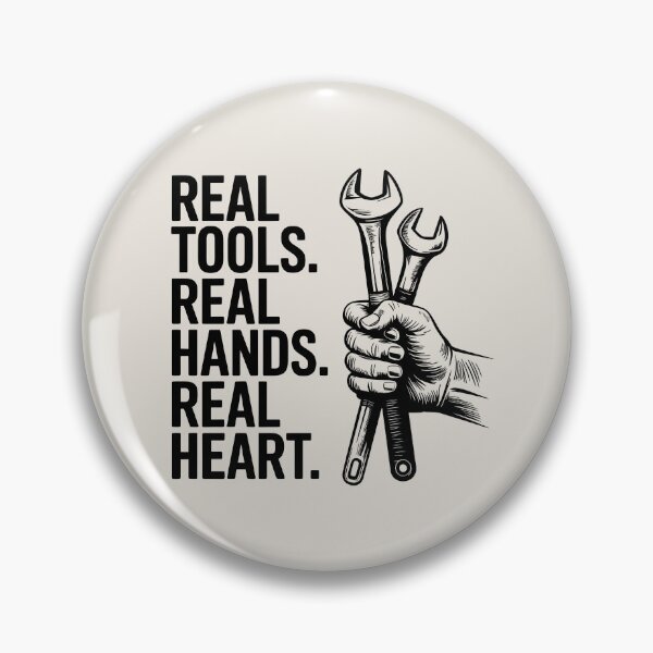 Item preview, Real Tools. Real Hands. Real Heart. designed and sold by Jollys-ArtShop.