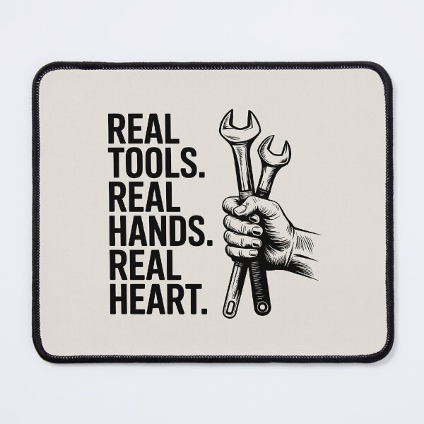 Item preview, Real Tools. Real Hands. Real Heart. designed and sold by Jollys-ArtShop.