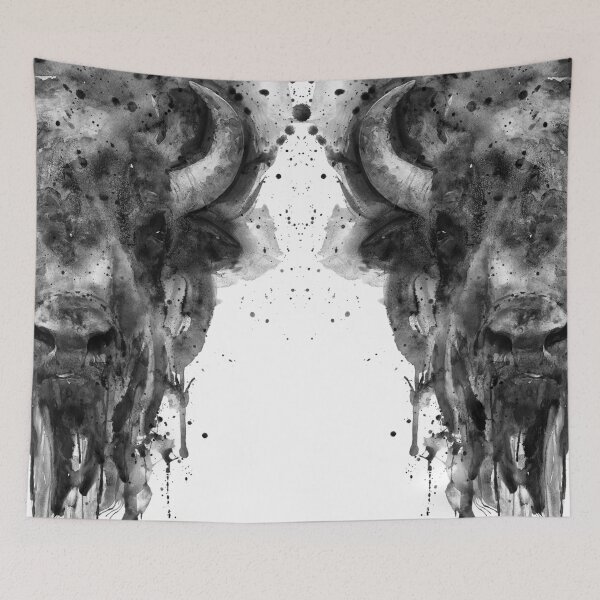Item preview, Half Faced Buffalo Portrait designed and sold by caracatita75.