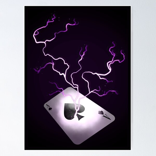 Item preview, Ace of Spades - Lightning designed and sold by MrsMummifikatio.