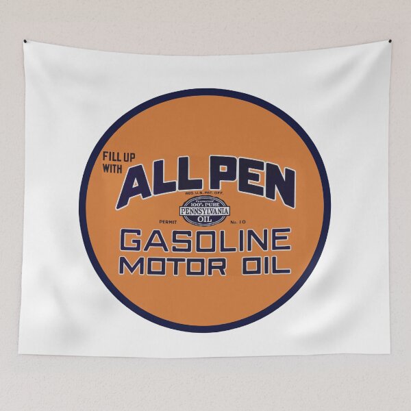 Artikelvorschau, Vintage All Pen Gasoline and Motor Oil entworfen und verkauft von QuayTradingCo.