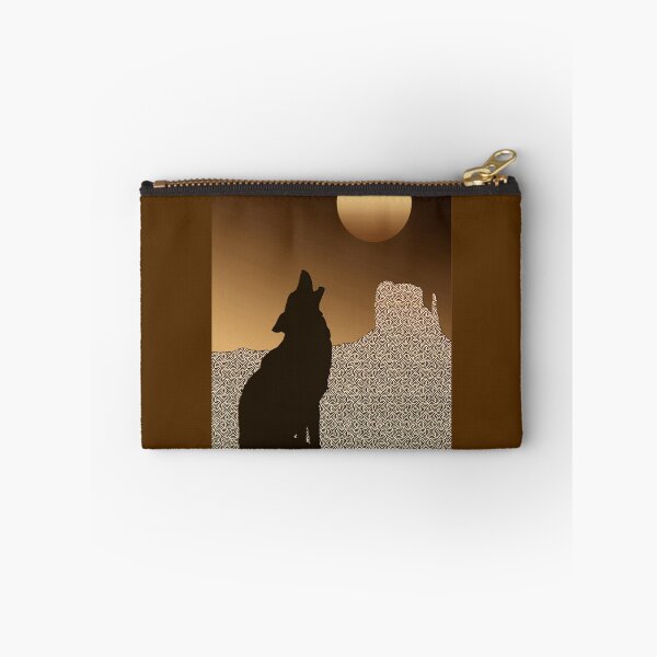 Item preview, Wolf Howling at the Moon in Brown and Tan designed and sold by Marymarice.
