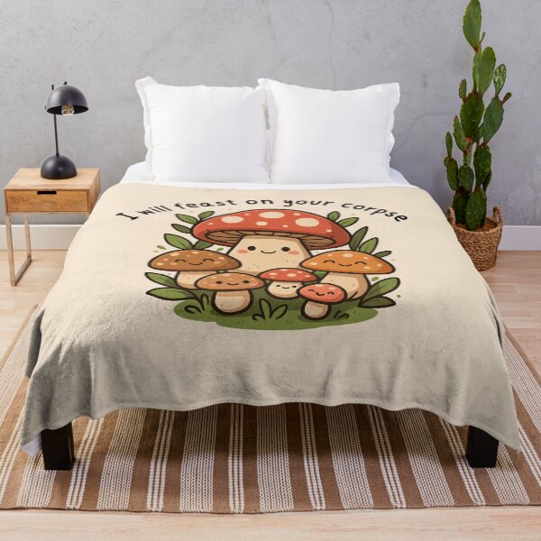 Item preview, Cute mushrooms | I will feast on your corpse | Top designed and sold by Classy-Artist.