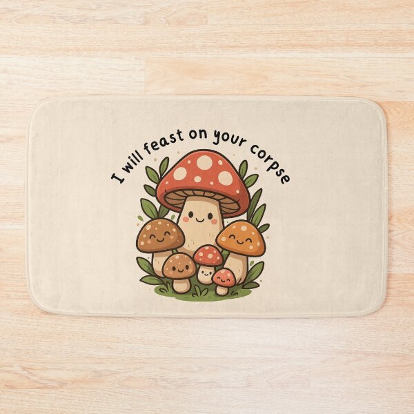 Item preview, Cute mushrooms | I will feast on your corpse | Top  designed and sold by Classy-Artist.