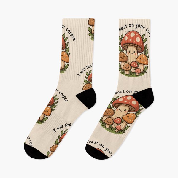 Item preview, Cute mushrooms | I will feast on your corpse | Top  designed and sold by Classy-Artist.