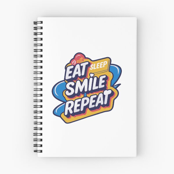 Item preview, eat sleep smile repeat designed and sold by emhoteb.