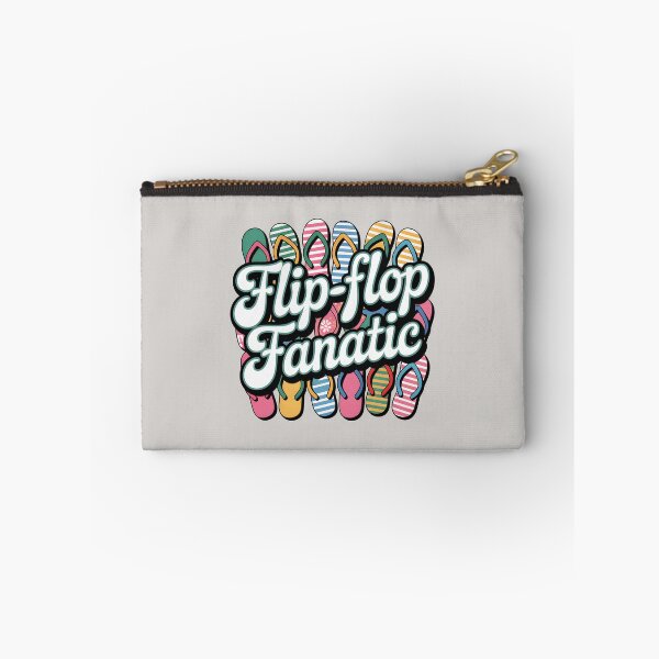Item preview, Flip-Flop Fanatic Fun Summer Vibes Quote designed and sold by Jollys-ArtShop.