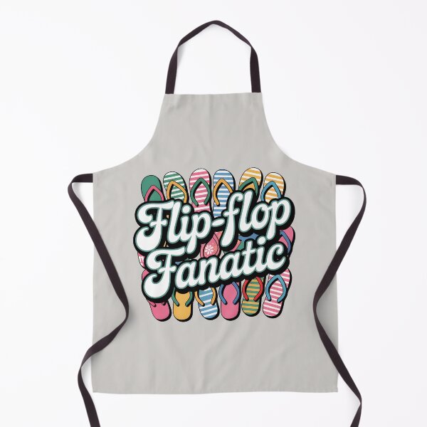 Item preview, Flip-Flop Fanatic Fun Summer Vibes Quote designed and sold by Jollys-ArtShop.