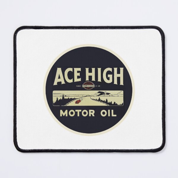 Item preview, Vintage Ace High Motor Oil designed and sold by QuayTradingCo.