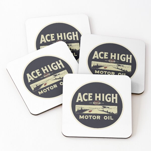 Item preview, Vintage Ace High Motor Oil designed and sold by QuayTradingCo.